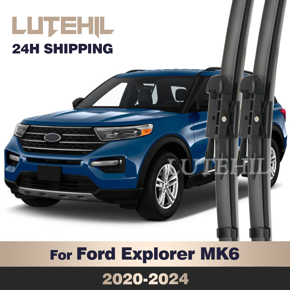 

For Ford Explorer U625 MK6 2020-2024 2021 2022 2023 Wiper Front Wiper Blades Windshield Windscreen Window Brush 26"+22"