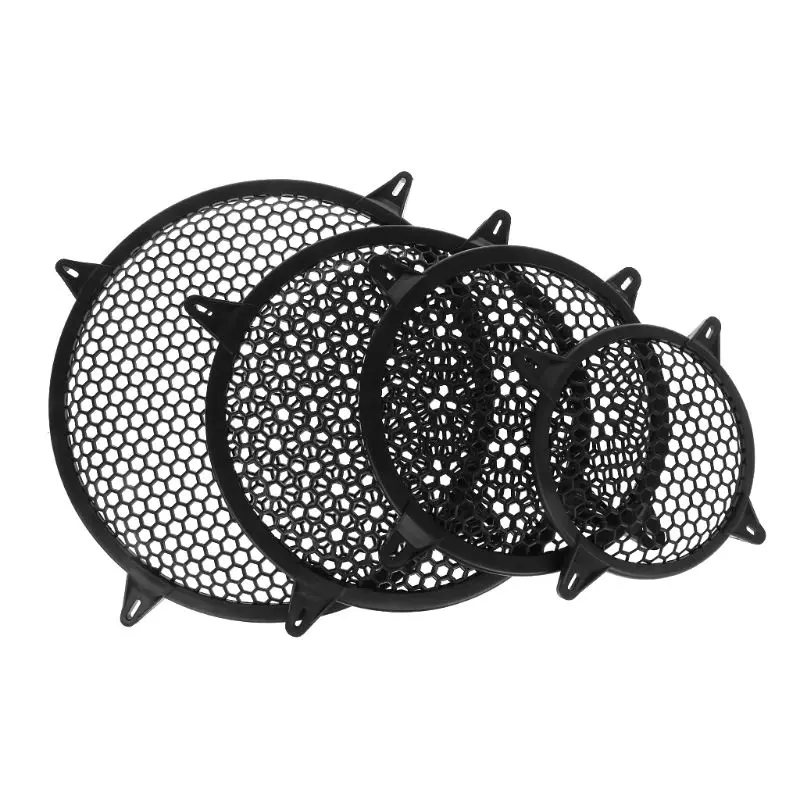 Hexagon Auto Speaker Cover Car  Subwoofer Grille 6 Inch 8 Inch 10 Inch 12 Inch Decorative Circle Grille Protect