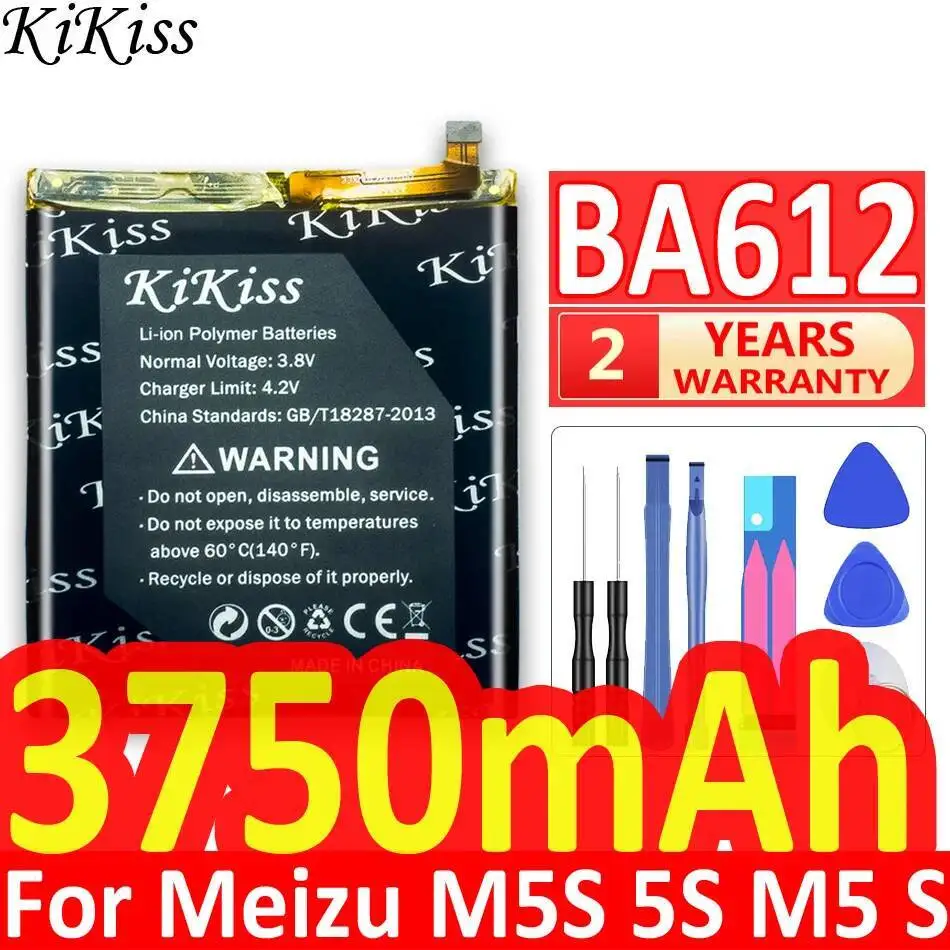 

Durable Mobile Phone Battery Environmentally Friendly BA612 For Meizu Meizy 5S M5 M5S M612Q M612M 3750Mah
