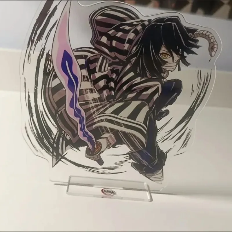 New Iguro Obanai Acrylic Stand Figure Badge Demon Slayer: Kimetsu No Yaiba Anime Peripheral Creativity Desktop Ornament A Set