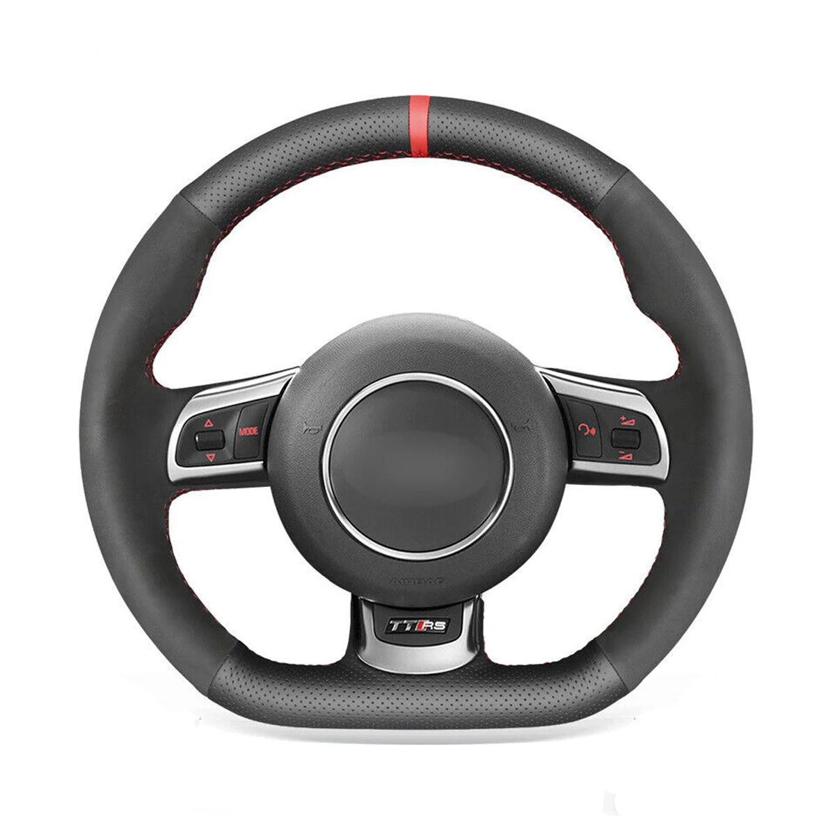 

Индивидуальный чехол для руля из замши и кожи для Audi TT R8 TTS 2008-2013, ручная прошивка