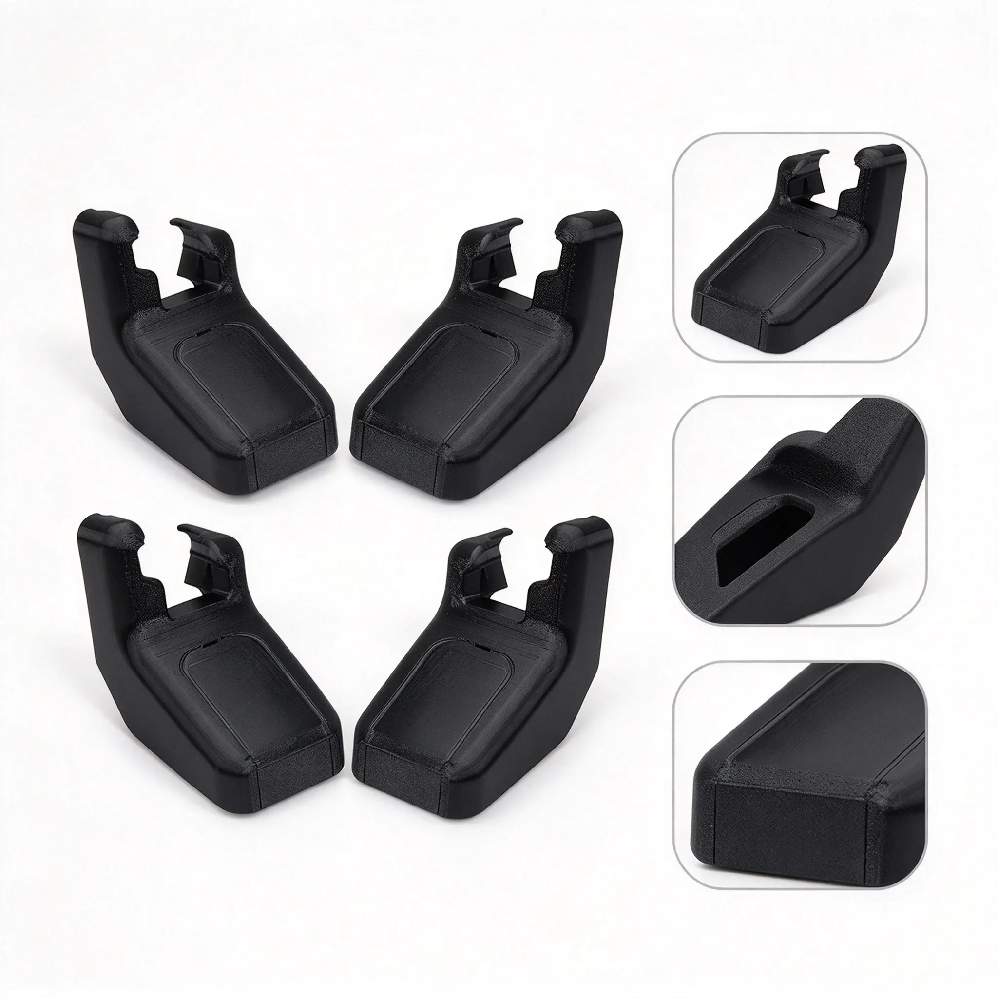 4pcs Seat Sliding Track Dust Cover Upgraded Seat Rail Interior Trim For Hyundai Tucson NX4 2021 Anti Dirty Vehicle Parts