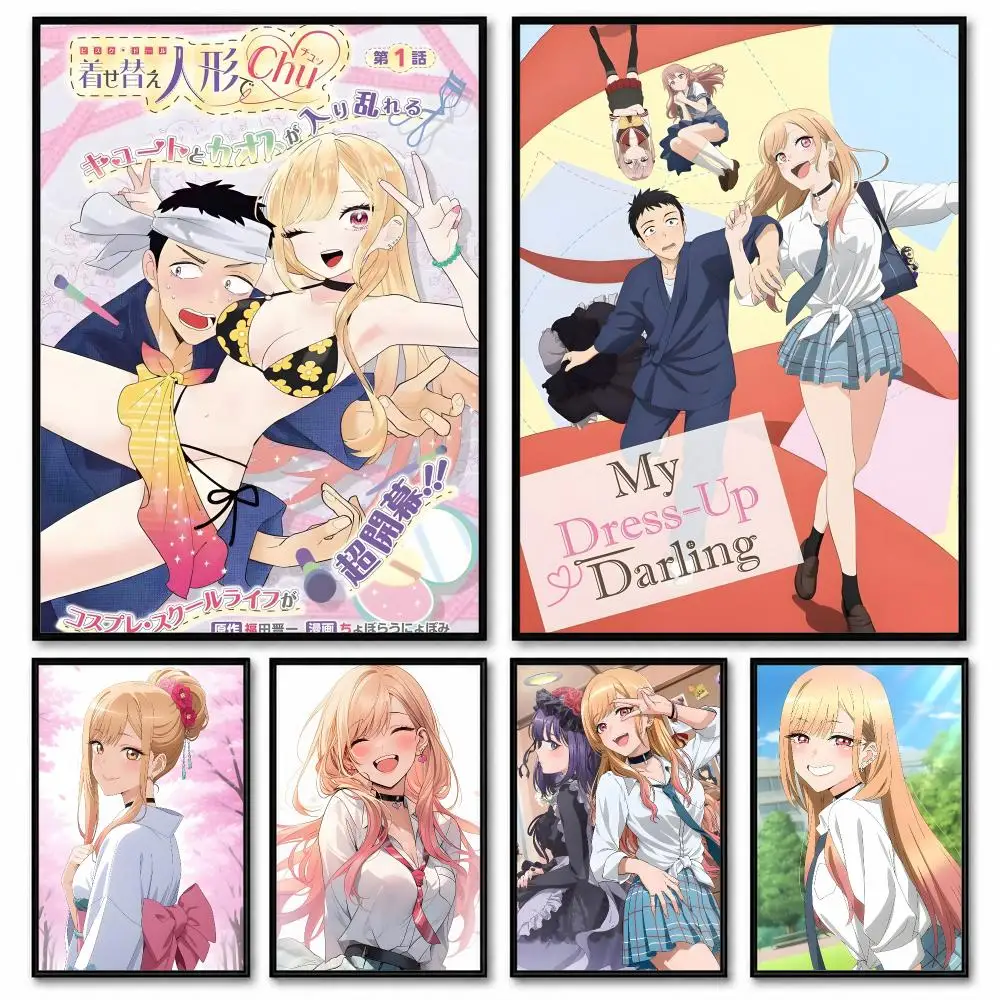 Anime My Dress-Up Darling Poster Room Decor Home Wall Art Printing Waterproof Garage BedRoom Posters Gift