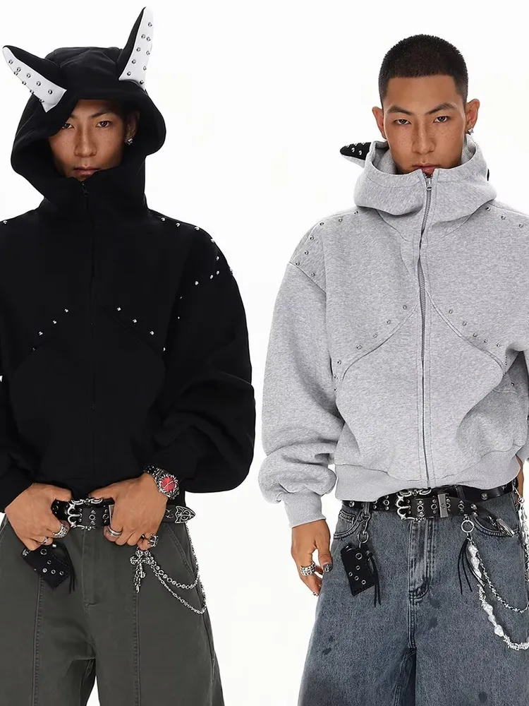 

Модная длинная толстовка с капюшоном Sve, кардиган, простая повседневная уличная одежда из полиэфирного волокна, молодежная полная застежка-молния Jaet