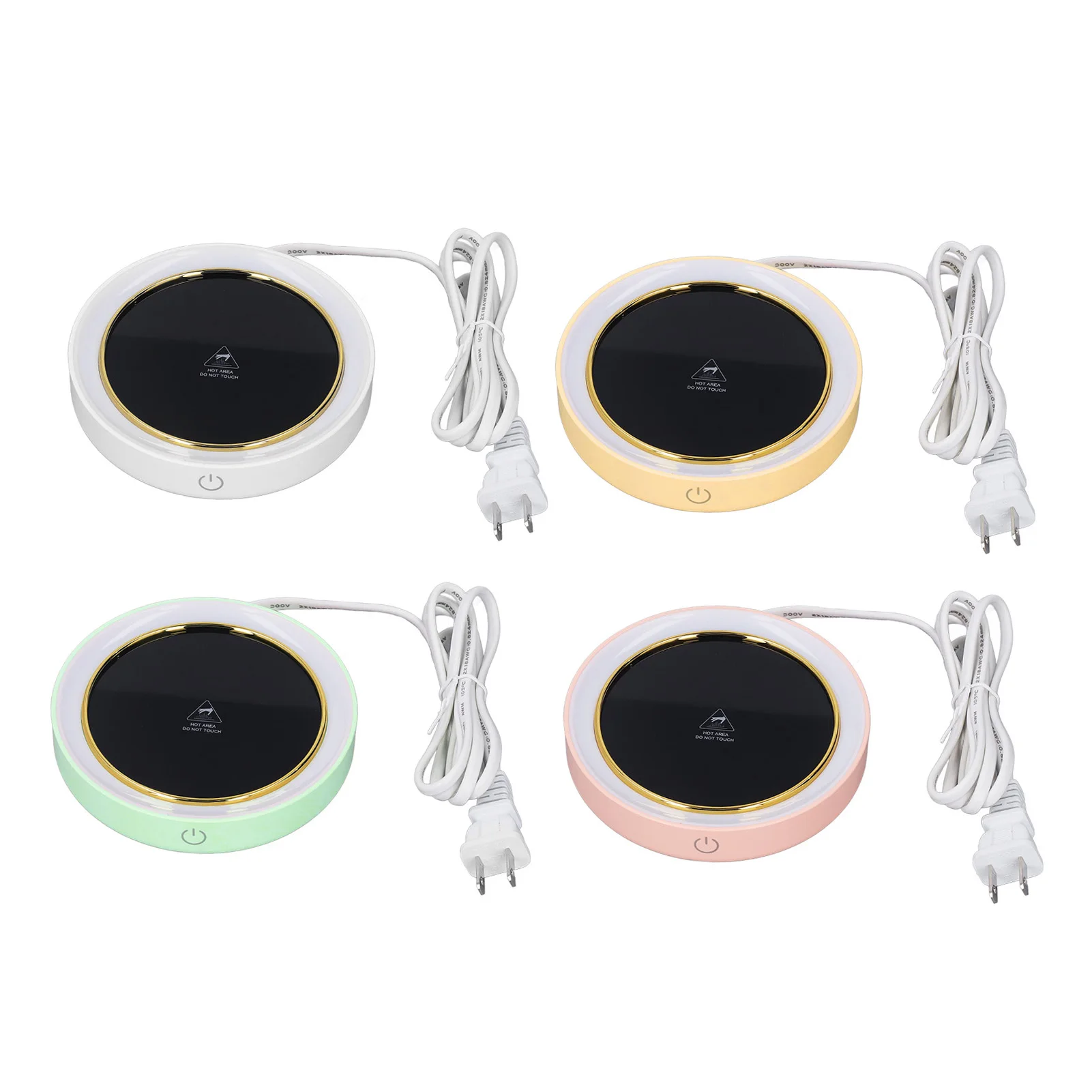 

Настольный подогреватель чашек с постоянной температурой, 30 Вт, портативный размер, ночник, быстрый нагрев, вилка стандарта США, 110–120 В, электрический подогреватель чашек для кафе