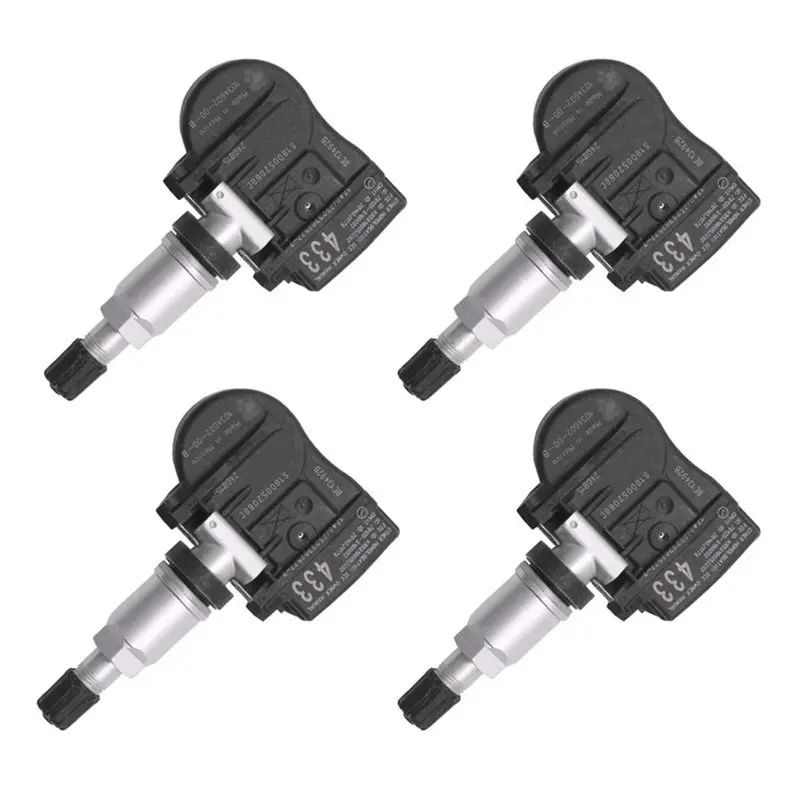 4Pcs 433Mhz TPMS Sensor Tire Air Pressure Sensor 1074812-00-B For Tesla Model 3 Model S 2018-2027-A91R