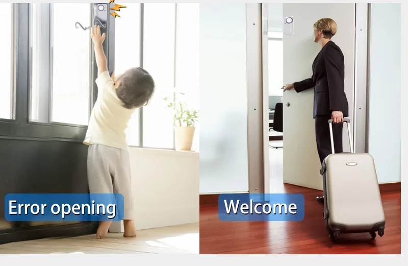 Darho Wireless Home Security Window Deurbel Inbreker Alert Magnetische Sensor Met 3 Remote Controlers 1 Alert Deurbel Alarm