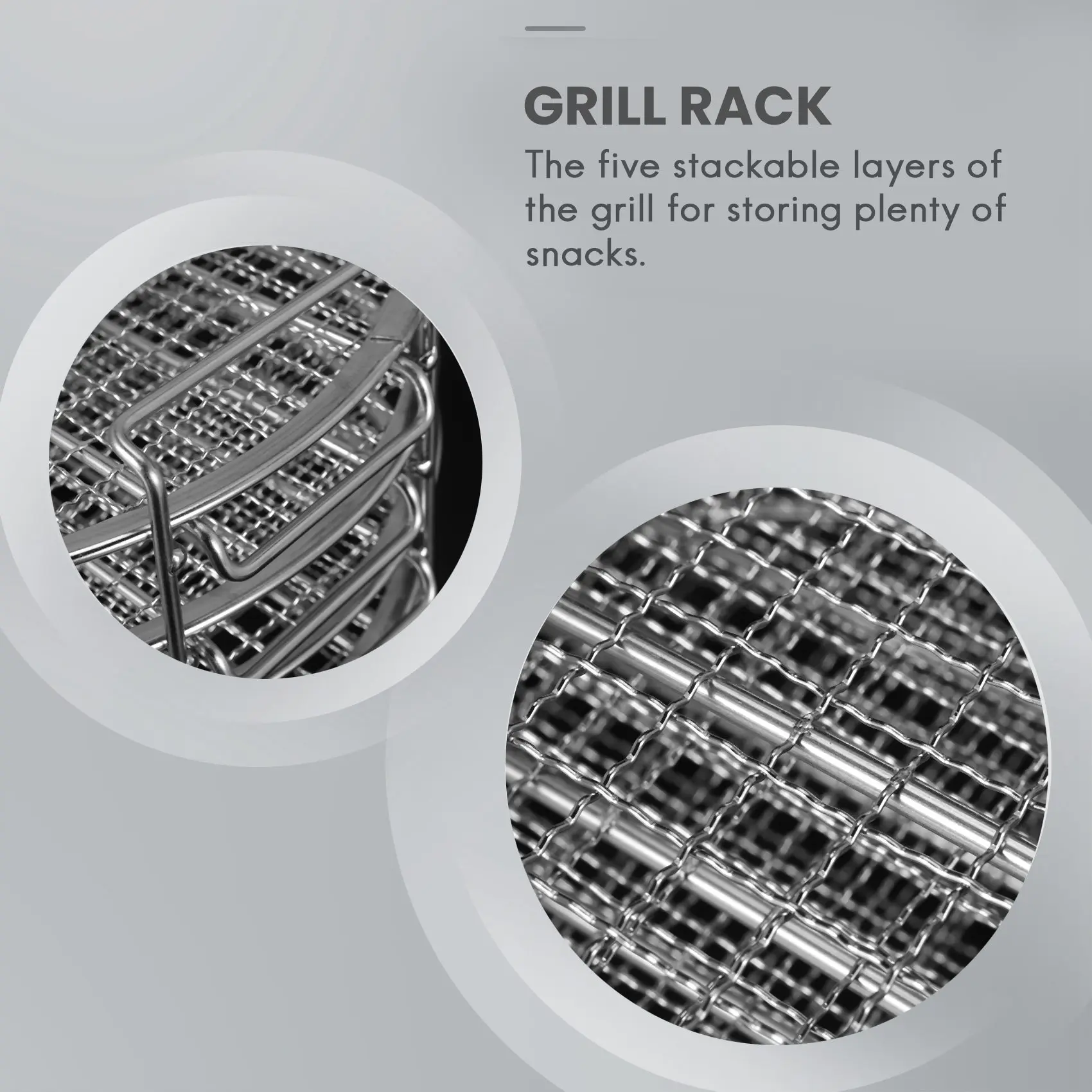 

【RABATT】For Dehydrator Stand, Grill Stand Air Fryer With Five Stackable Layers Food Grade For Dehydrator Rack Stainless Steel St