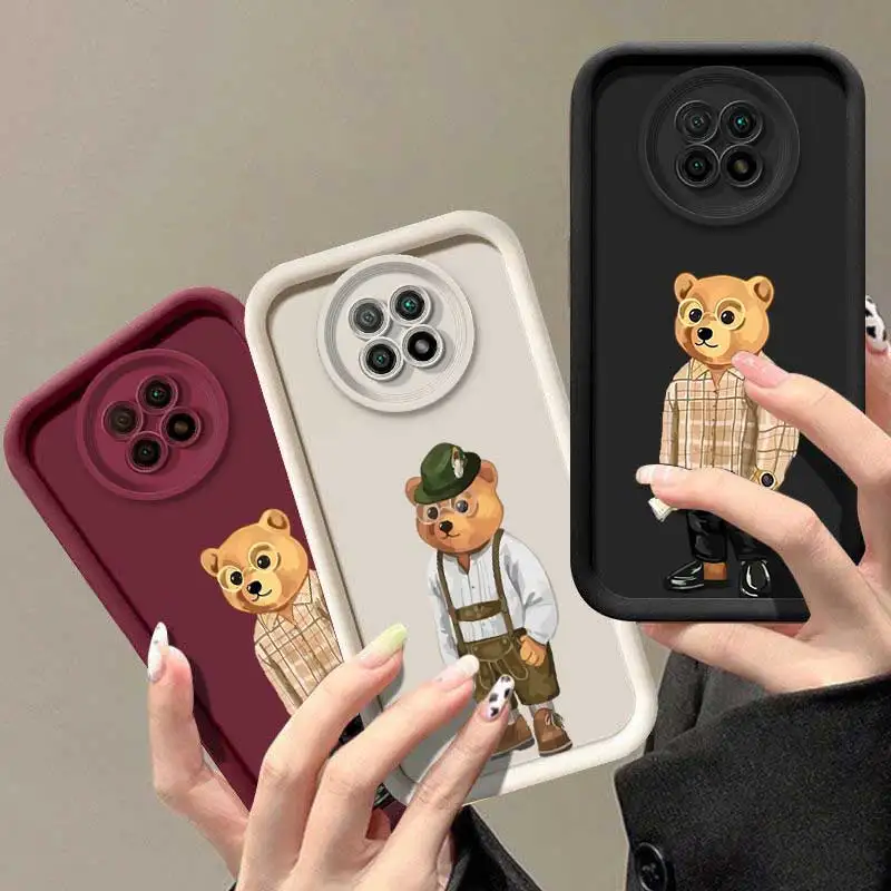 Note9 Stylish Bear Life Sky Eye Ladder Phone Case For Redmi Note 11 11S 10 10S 10T 10Pro 9T 9S 9Pro 9Pro 8 8Pro 7 7Pro 7S Cover