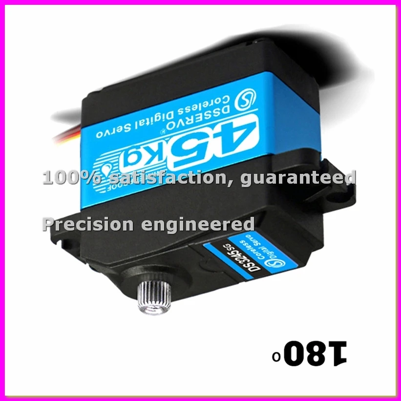 DS3245M 45KG -Digital Servo Gear 8.4V 51kg.cm Torque Waterproof for 1/8 1/10 RC Baja Car Robot 180°-ELEC