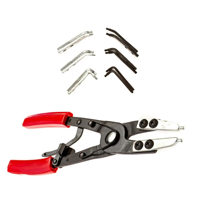 2 Pc.10 Inch Ratchet Type Circlip Remover Installer Snap Ring Pliers Set