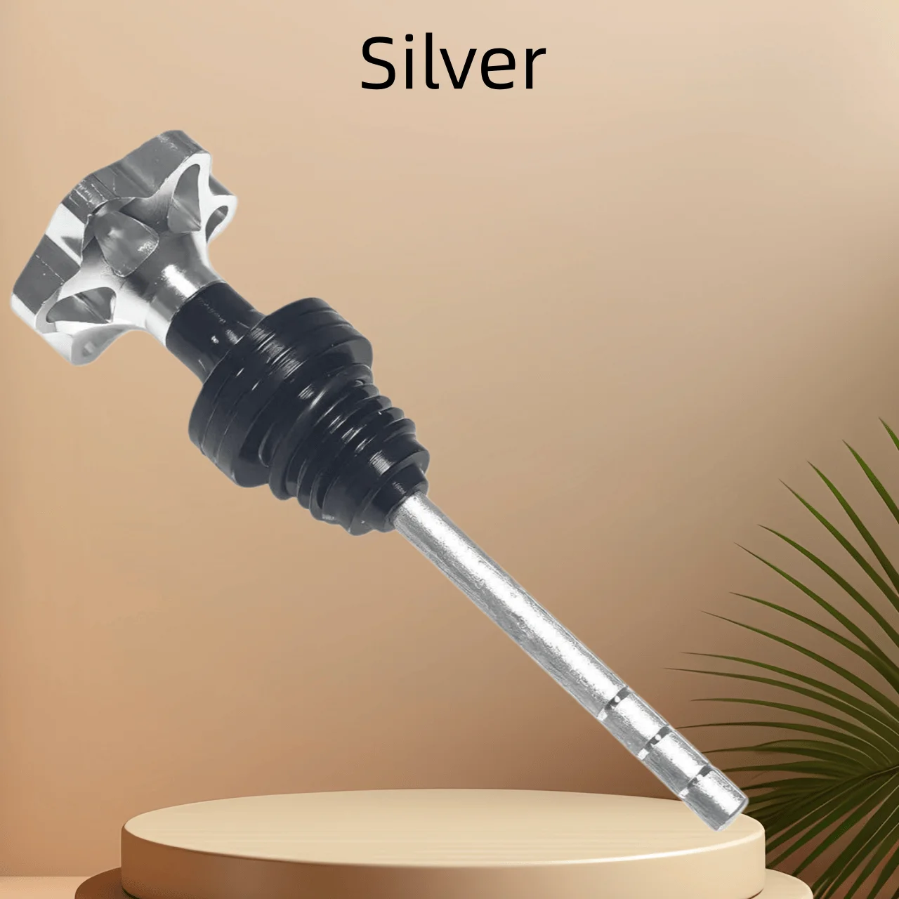 1pcs Aluminum Motorcycle Engine Oil Dipstick Filler Cap Plug Crankcase Oil Level Gauge For Scooter Universal Parts Accessories