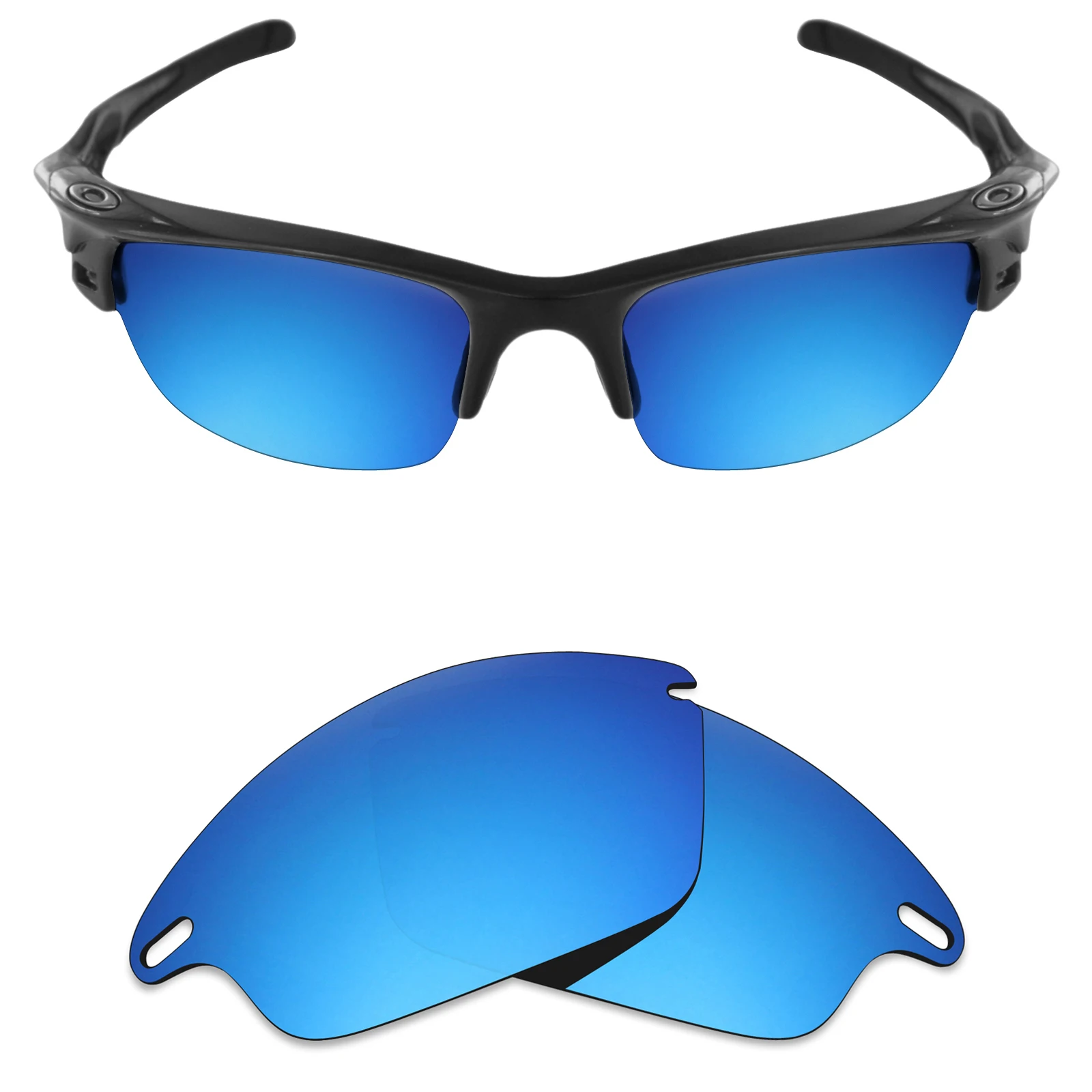 ezoptix123 Polarized / Non-Polarized Lenses Replacement for Oakley Fast Jacket OO9097 - 71mm Sunglass