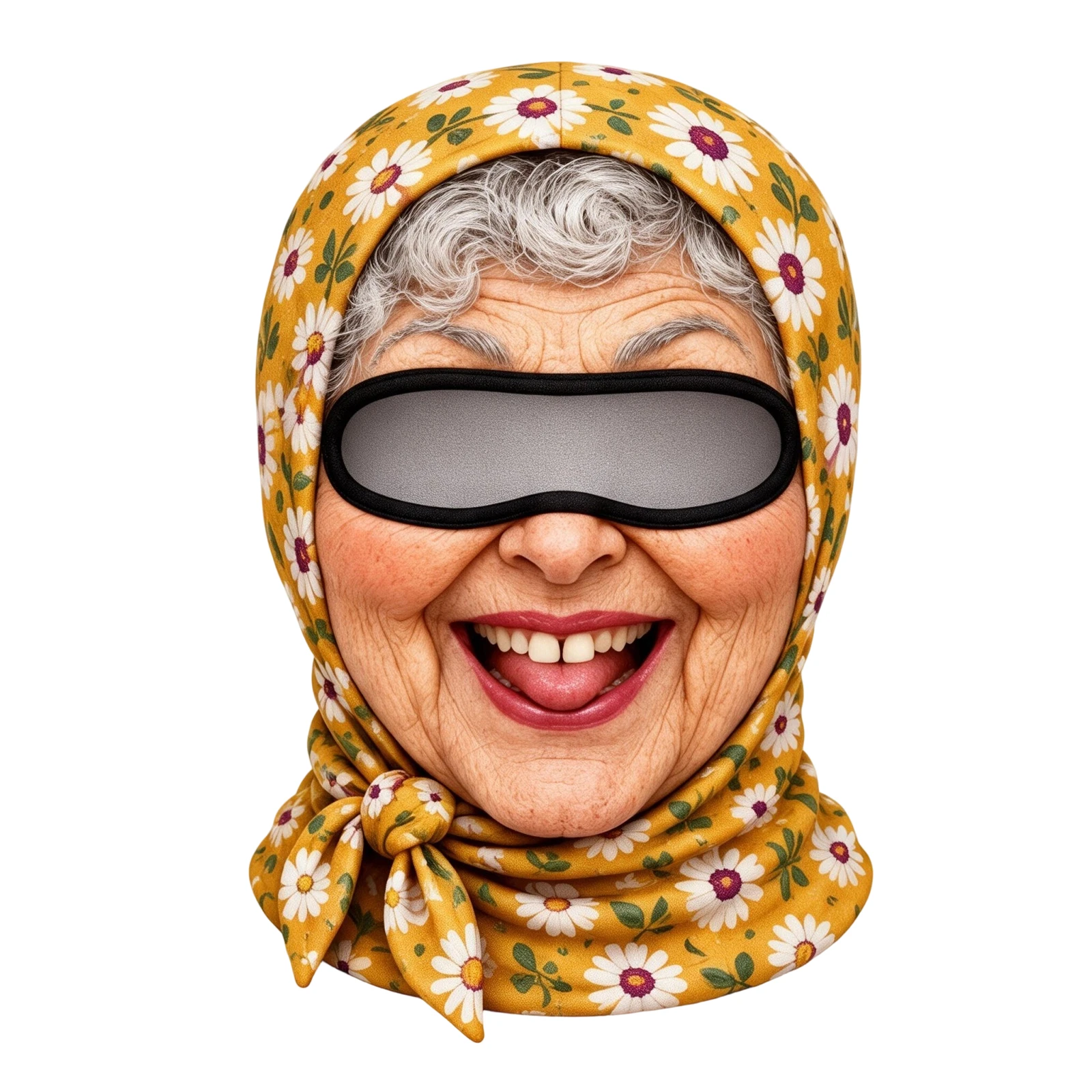 Funny Balaclava Women Trendy Funny Balaclava 3d Old Lady Mask Cosplay Unique Grandma Mask Headwear Party 2026 Costume Cover