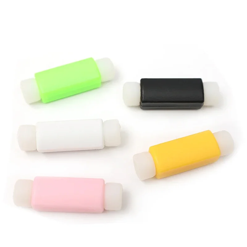 1-10PCS Cable Protector Earphone Headphone Silicone Protective Cover Phone Charging Cable Data Cord Organizer Management