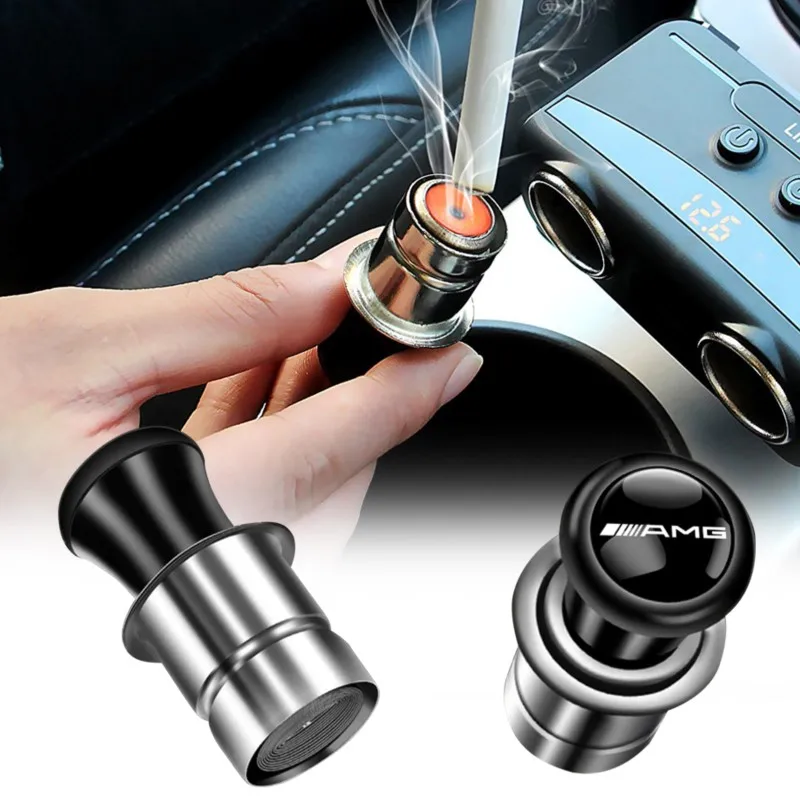 12 В металлический автомобильный ветрозащитный портативный беспламенный прикуриватель для MERCEDES BENZ AMG W108 W124 W212 W220 W222 C300 GLA GLB GLC CLA