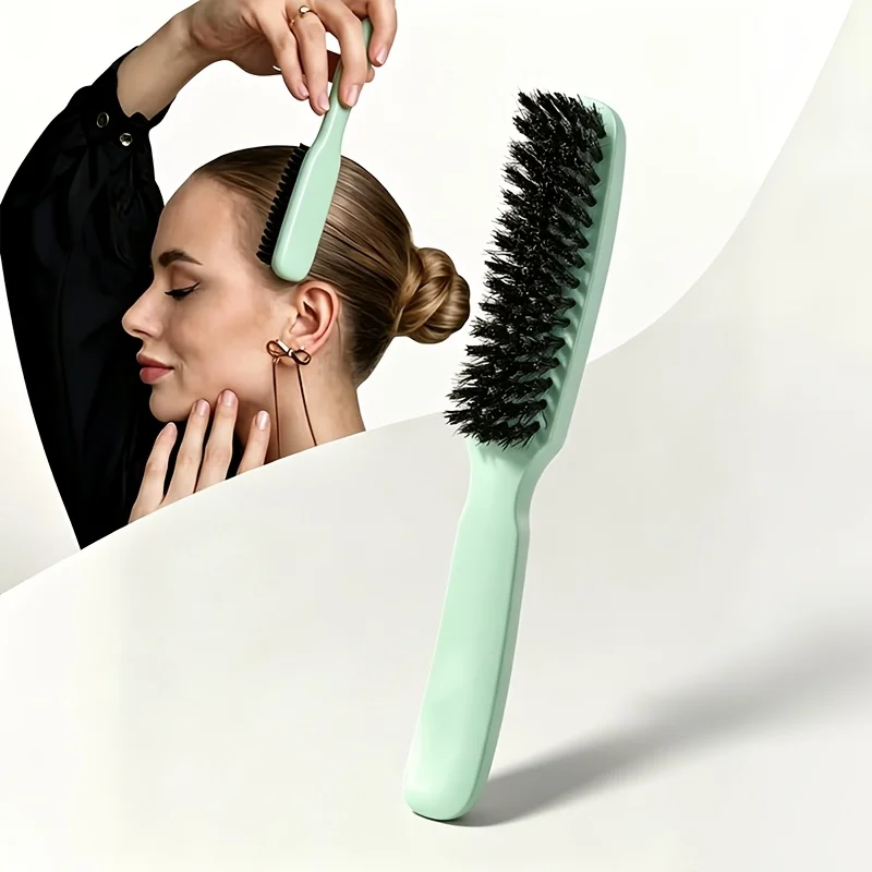 Smooth Hair Comb, Edge Brush for Slick Back Flyaways Frizz Ponytail Bun, Styling Comb for Women Men, Hair Edge Control