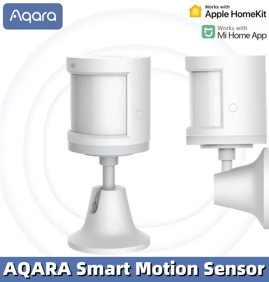 Aqara Motion Sensor Smart Human Body Sensor ZigBee Connection Foldable Illumination Detection Work With Mi Home Homekit App