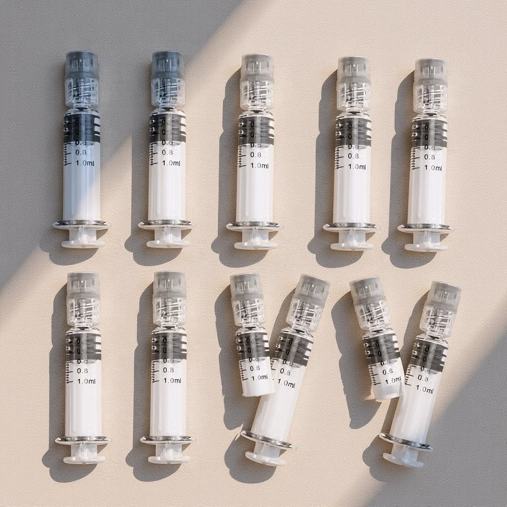 

10Pcs 1Ml Glass Syringes Disposable Luer Lock Accurate Measuring Dispensing Ink Perfume Essential Oil Disposable Syringes