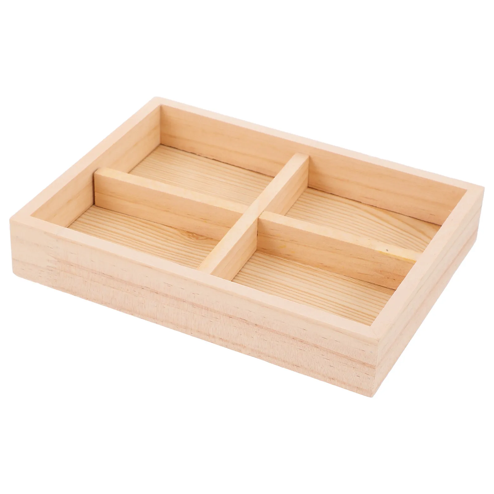 

Деревянный многосекционный лоток для хранения украшений: подставка для колец, браслетов, серег, настольный органайзер, декор для дома