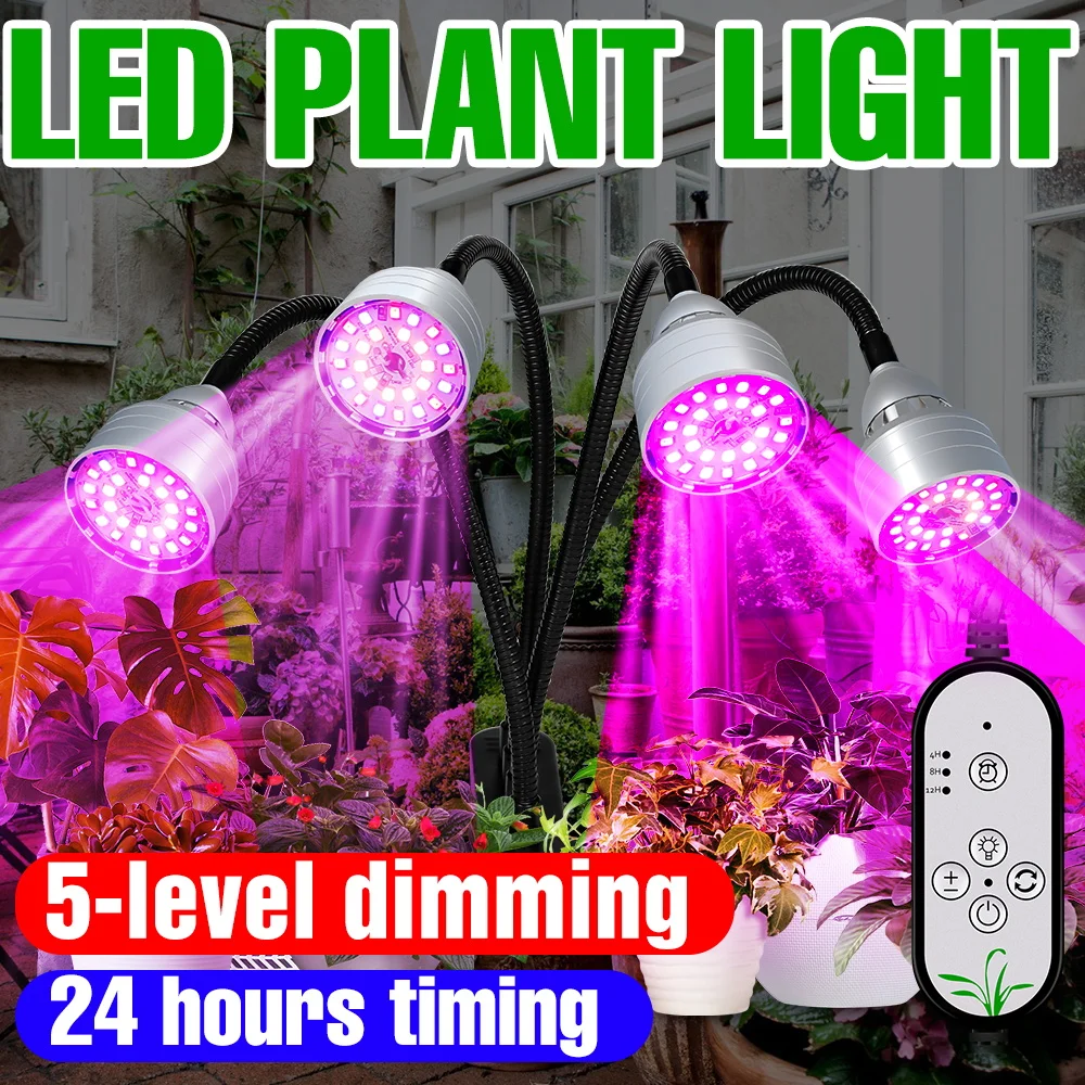 

Full Spectrum LED Plant Lamp 5V Indoor Grow Light USB Greenhouse Hydroponic System Flower Seedins Vegs Planting Fill Lighting