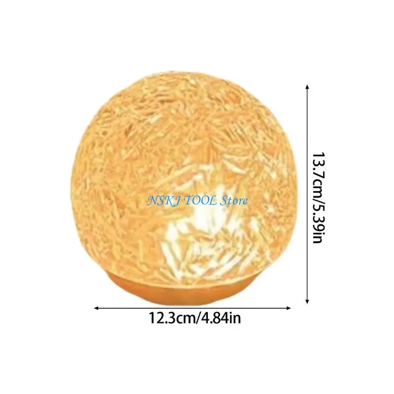 L8RC Water Ripples Projector Night Light Crystal Lamp 3 Color Atmospheres Light