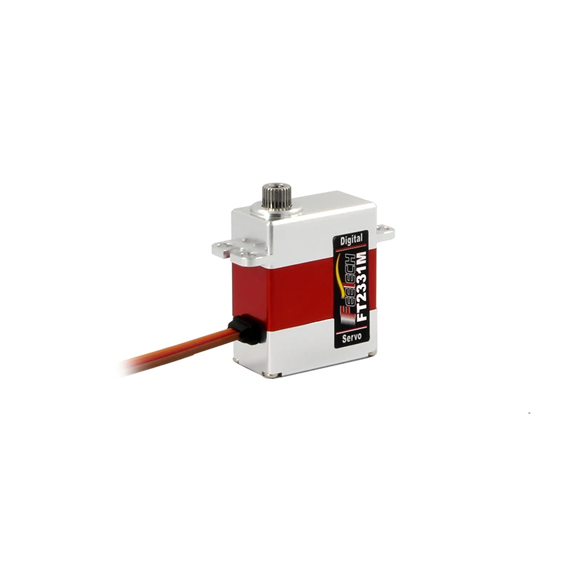 

Feetech/Fitec FT2331 Micro 3 кг RC Мини-сервопривод с металлической шестерней и ЧПУ с алюминиевым корпусом Цифровой сервопривод