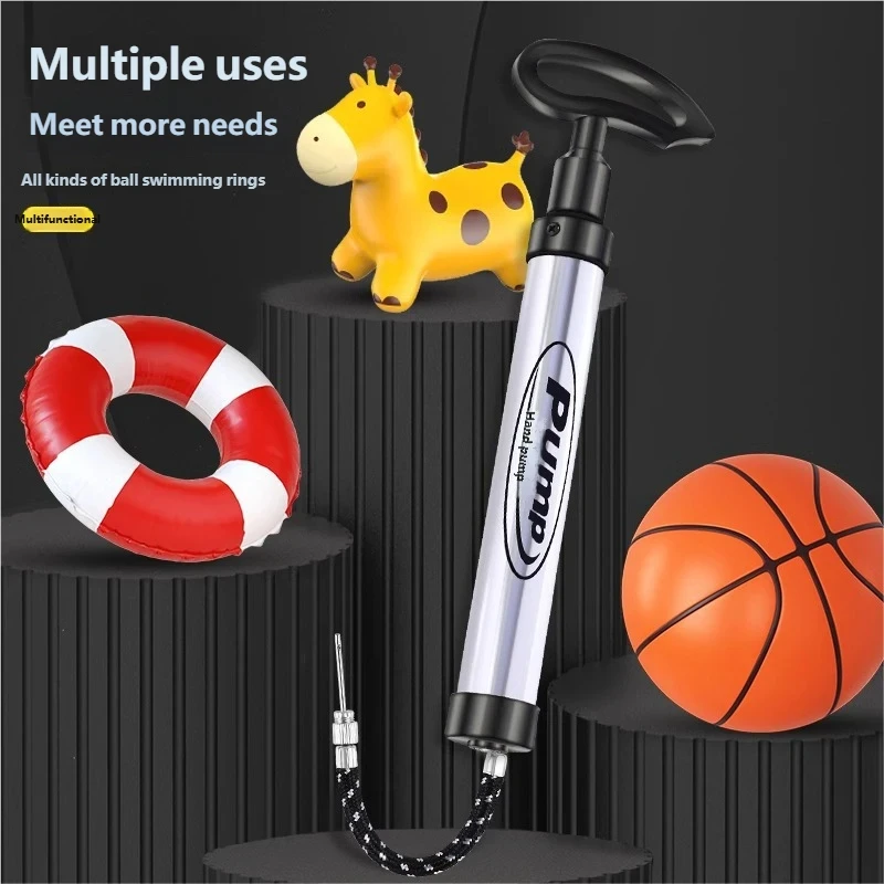 

Portable Mini Manual Air Pump Multi-Functional Manual Air Inflator Inflatable Swimming Rings Beach Balls Basketball Air Pump