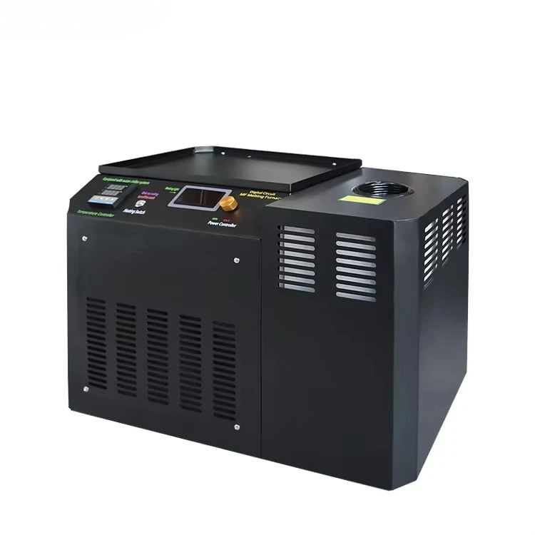 금 유도 용해로 기계 온도 제어 수냉식 내장 산업용 제련기 주조용