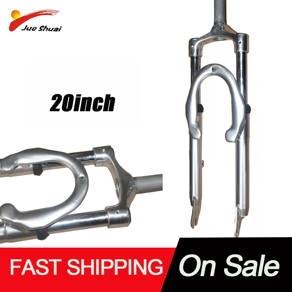 

20Inch Mountain Bike Front Fork V Brake 534mm Length Electric Bicycle 1.8KG Weight High Quality DIY E Bicycle Accessories