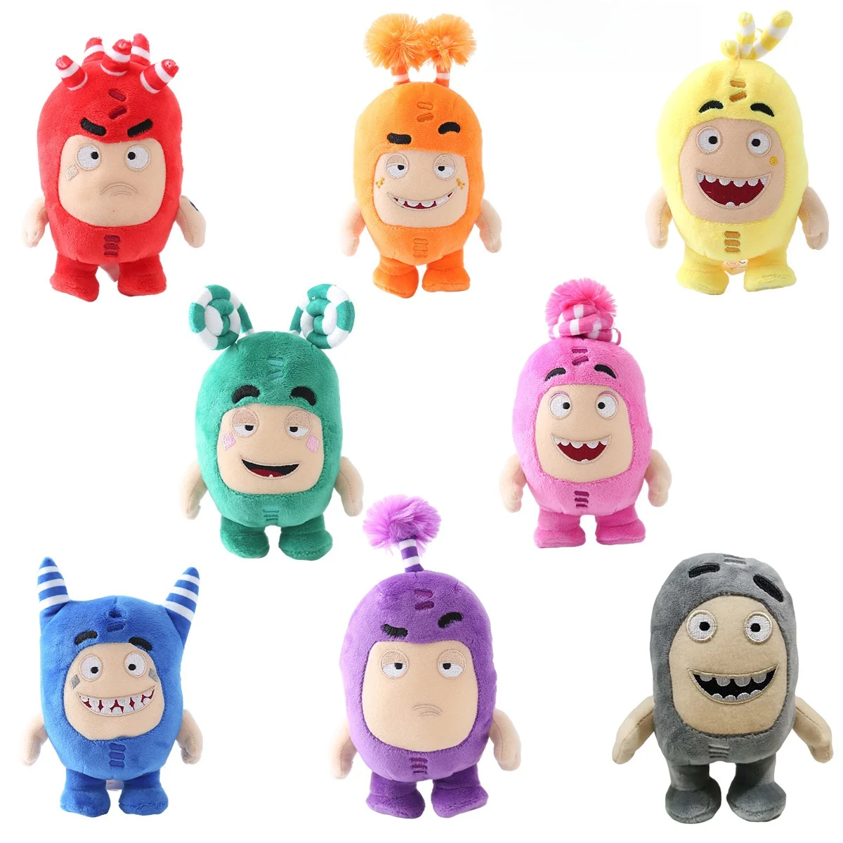 

7 Inch Odbbods Plu Toy Doll Cartoon Soft Stuffed Animal Dolls Cross-Border Small Size Cute And Lovely Soldier Dolls