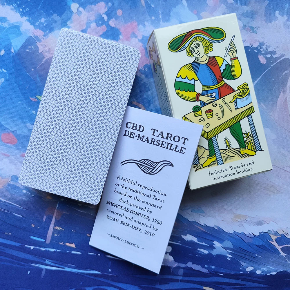 

Big Size Tarot Cards.Tarot De Marseille.tarot cards with guide book.tarot cards for beginners.tarot deck