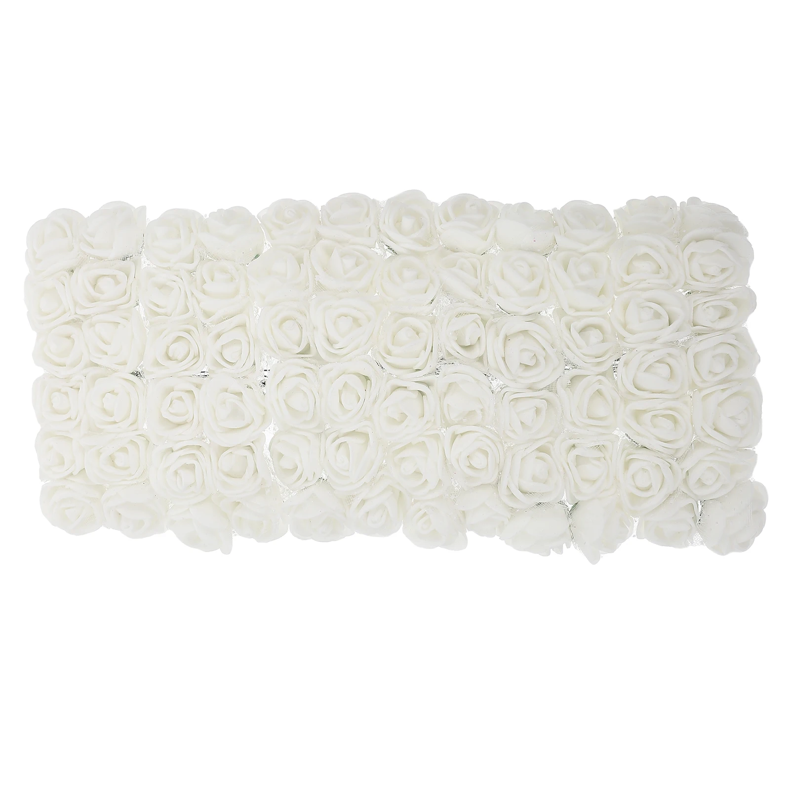 

144 Pcs Mini Roses Artificial Flower Heads Decorate Fake Flowers Bulk Pe for Craft Making