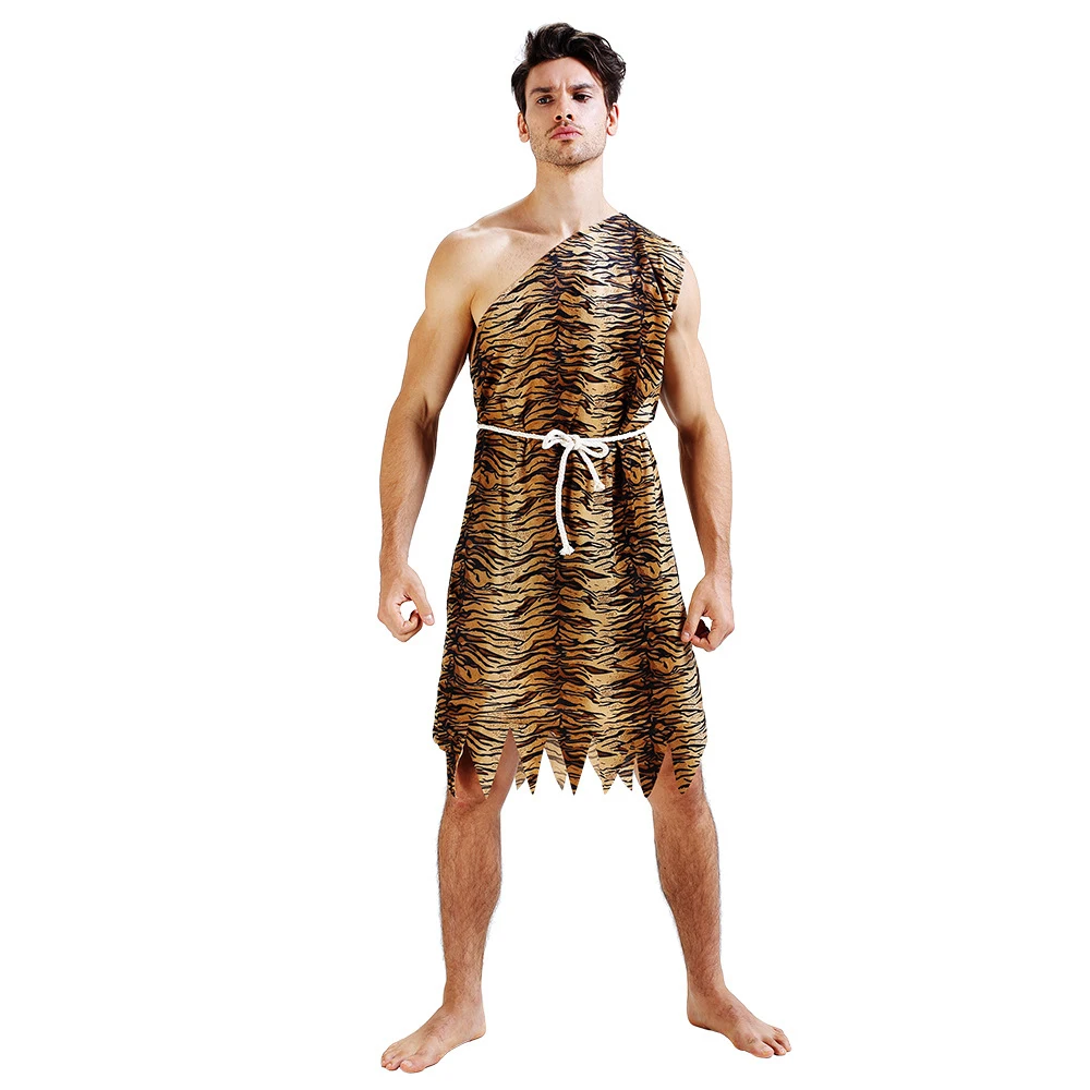 Déguisement Couple Préhistorique Imprimé Tigre – photo 7