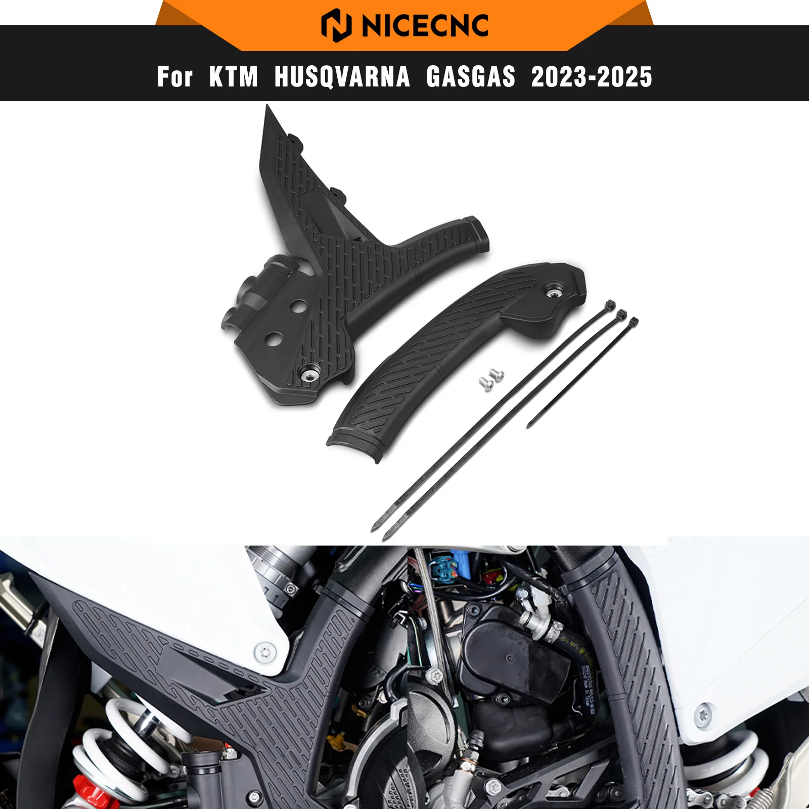 

For KTM EXC 300 2024 Frame Guard Protector Cover EXC 250 EXC-F 350 EXC-F 450 XCW 500 2024 XC 200 SX 125 XCF 450 SXF 2023-2024