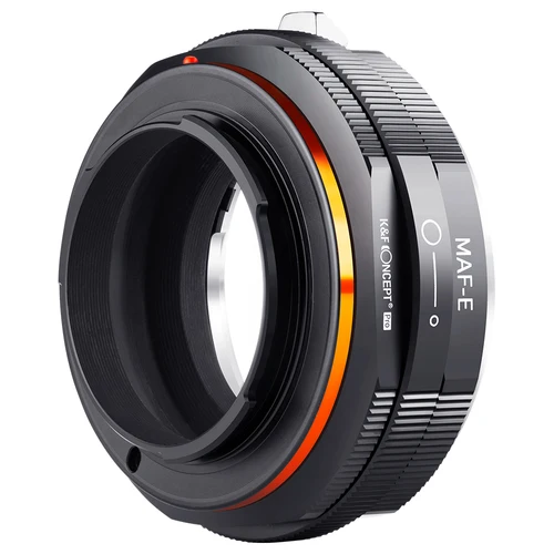 Imagen 2 del producto K & F Concept-montura para cámara, MAF-E accesorio para Alpha A Sony, Minolta AF A NEX E, lente AF A Sony NEX E