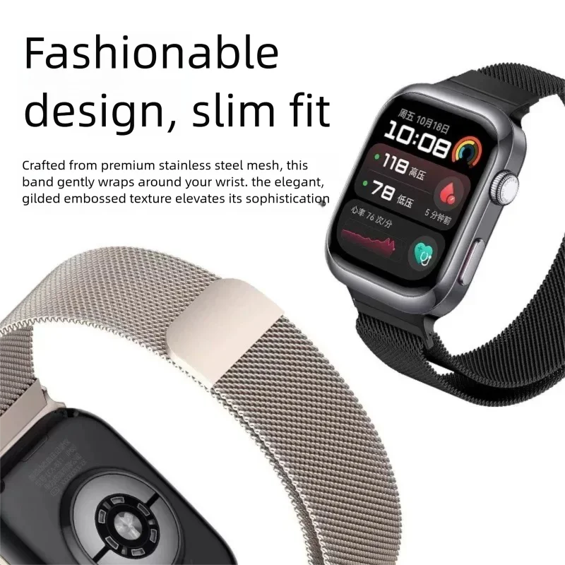 For Huawei Watch D3 Milanese Magnetic Metal Band High-End Feelings Wristband Compatible with Watch D3