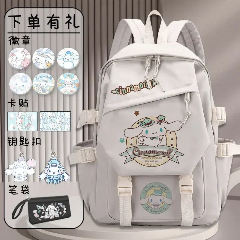 Sanrio Cinnamoroll Babycinnamoroll Schoolbag Good-looking Student Super Lightweight Cute Large Capacity Backpack Girls