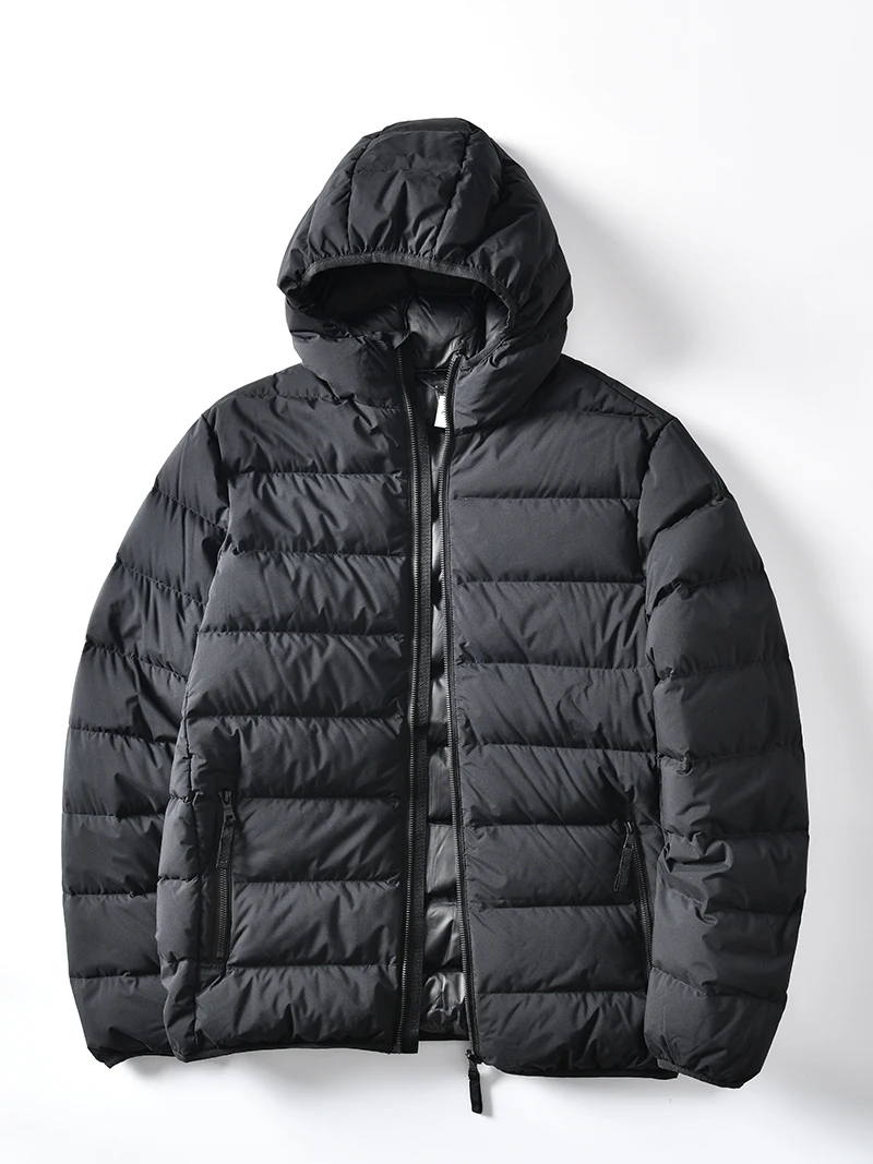 

Men's Winter Outdoor Windproof Waterproof down Jacket Hooded Duck down 90% Fashionable Casual Style Regular Length Youth Oute...