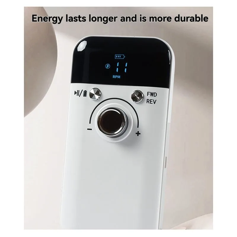 A94E-Smerigliatrice per unghie V6 ricaricabile USB portatile, dispositivo per manicure da 45000 giri/min per uso professionale