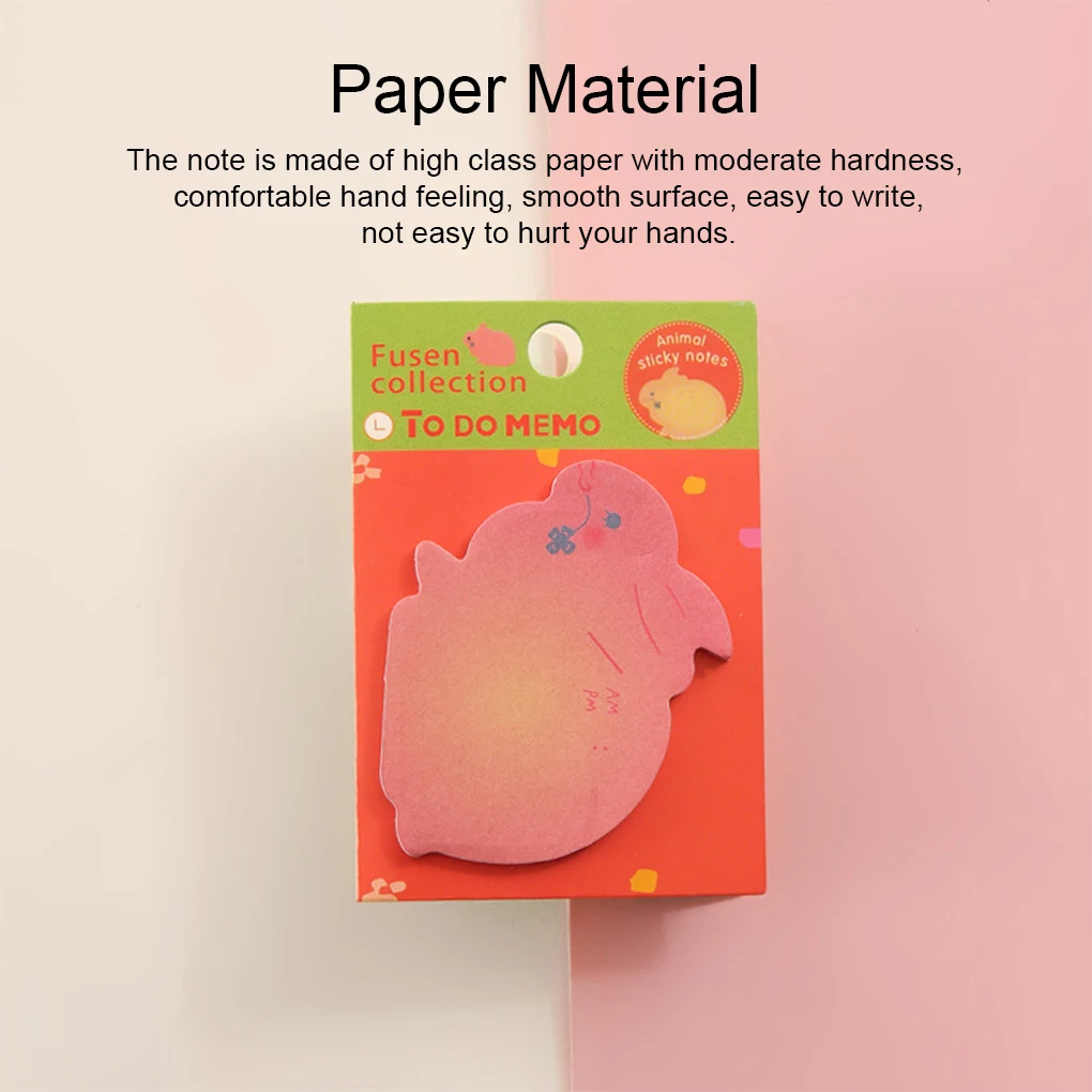 2/3/5 Cartoon Schattige Dieren Plakbriefjes Kawaii Verwijderbare Notitie Notitie Student Briefpapier School Memo Pads Sticker Voor Geschenken