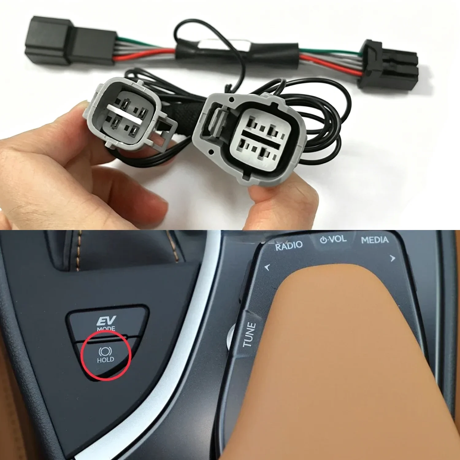 

For Lexus UX 2019-2023 Auto Car Electronic Accessories Auto Hold Auto Braking Automatic Parking System Activating Module Cable