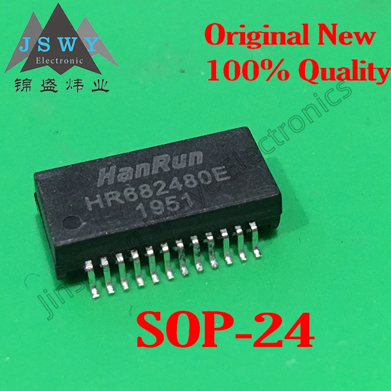 HR602459 HR682480E HR682430 HR682430E HR682412E In stock SMD SOP24 network transformer 100% brand new 10PCS free shipping