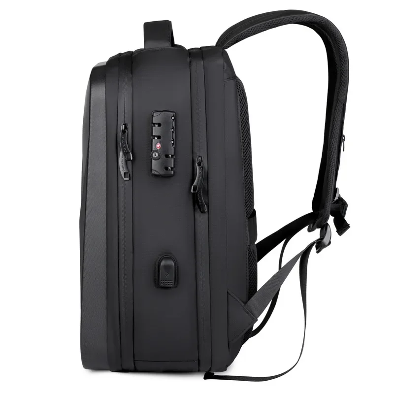 New Multi-functional Hard Shell Men\'s Backpack Large Capacity Water-repellent Laptop Bag Fashion Business Usb Charging Backpack