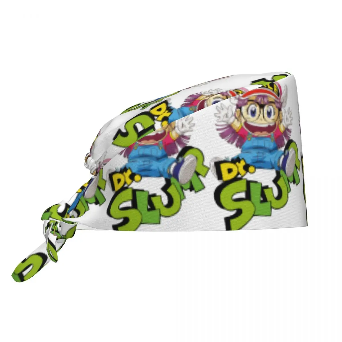 Arale Unchi-kun Scrub Hats Retro Dr Slump Anime Lab Cirujano Gorra quirúrgica Unisex Agencia de cuidado de mascotas Veterinario Gorros de trabajo médico Gorra