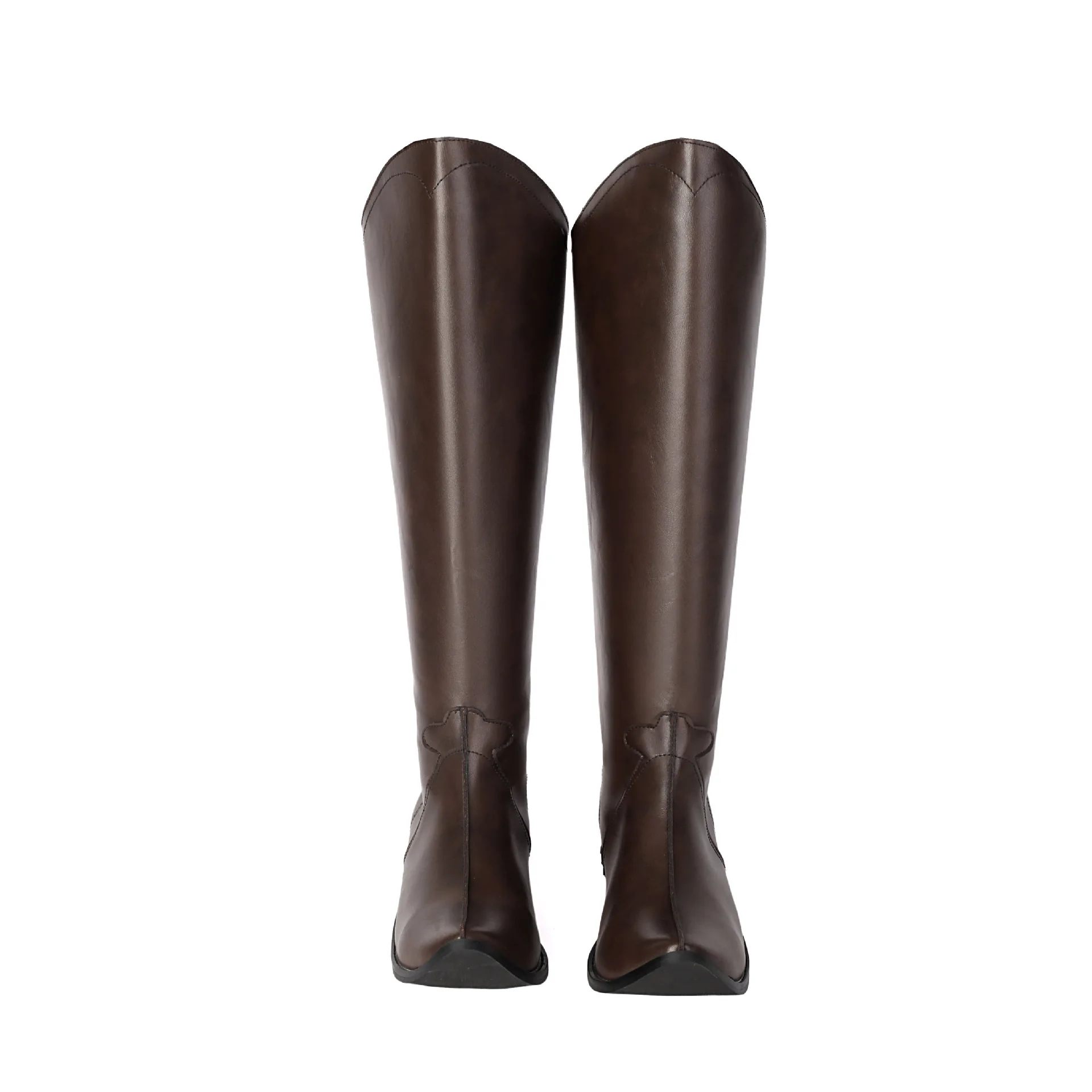 Vintage Renaissance Spitze Kniehohe Stiefel für Damen, Schwarz, mit Reißverschluss Hinten, Kniehohe Piratenstiefel, Elfen-Halloween PU-Leder Hohe Schuhe – Detail 5