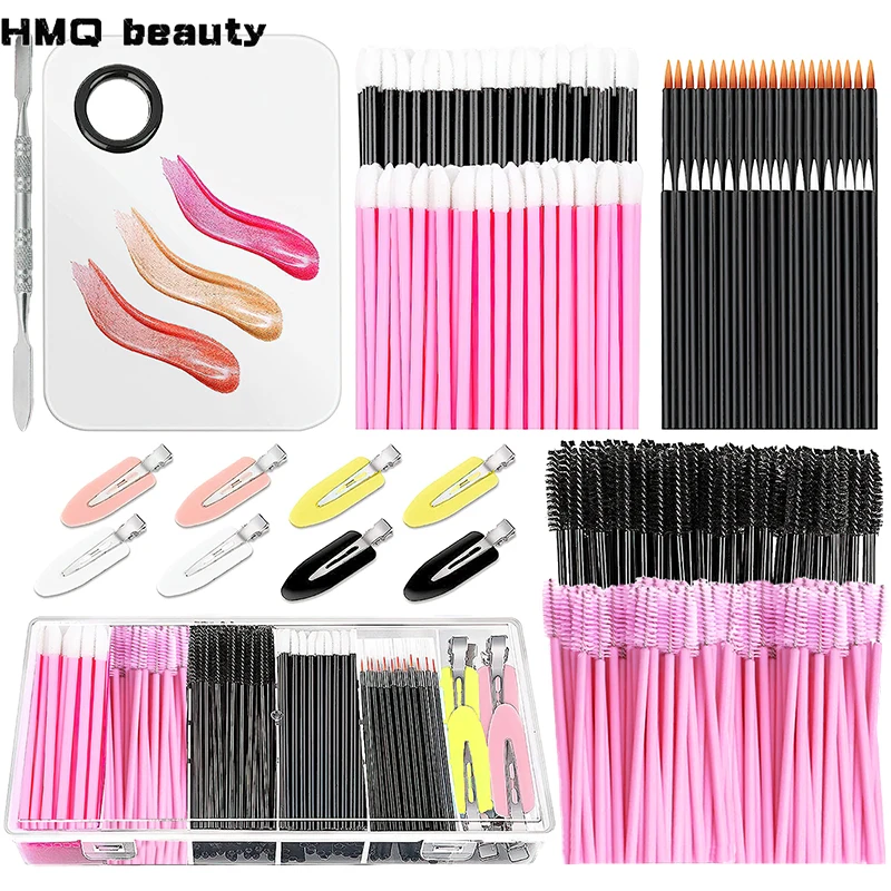 

160PCS Eyelash Extension Brush Makeup Set Lashes Tool With Eyebrow lip Eyelashes Micro Disposable Brushes For Woman Palette