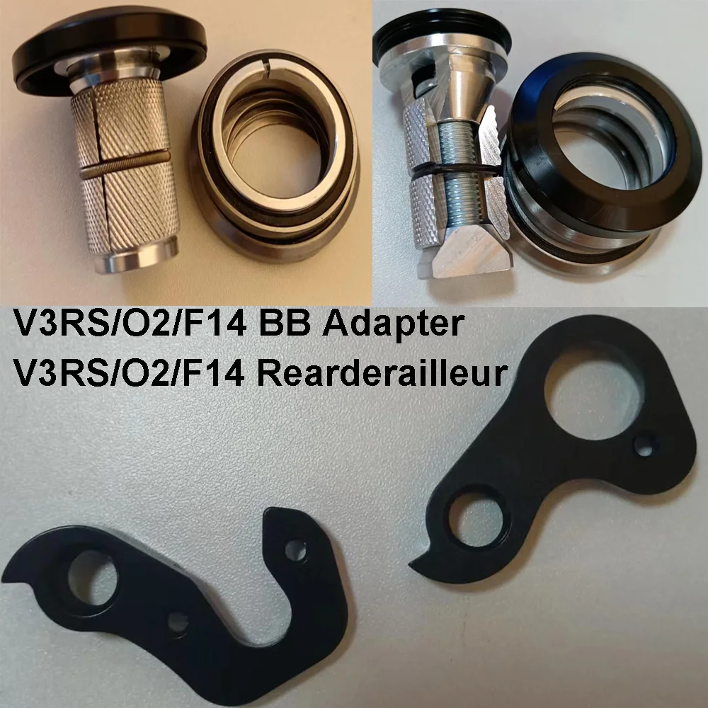 V3RS O2 F14 Bicycle Headset Headset Steering  Bearing Rear Derailleur Hanger Clamp Spacer Computer Mount BB86/79 Accessories