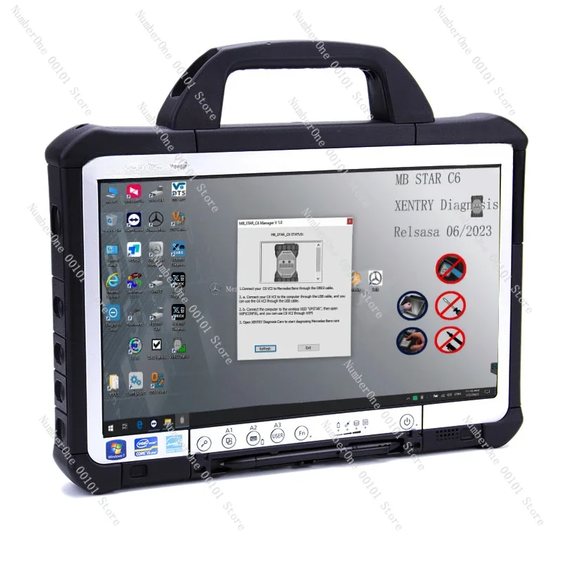 DOIP WIFI fault diagnosis instrument with D1 computer is suitable for Mercedes-Benz cars