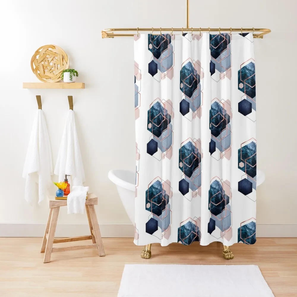 

Geometric Beauty Shower Curtain Bathroom Shower Bathroom Showers Shower Set Bathroom And Products Curtain